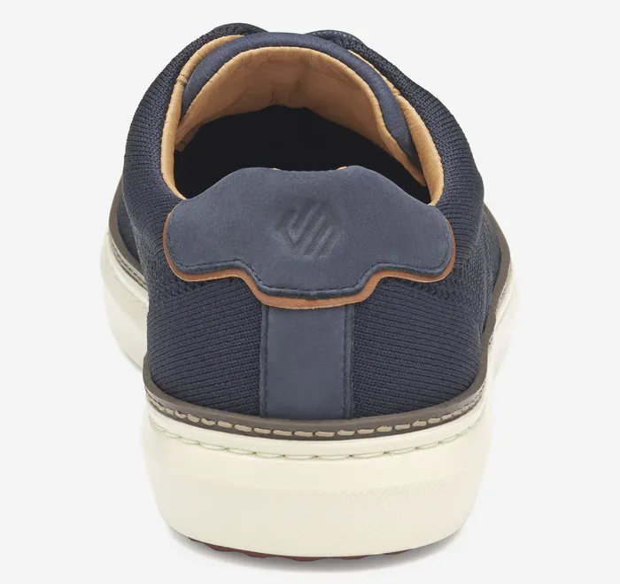 Johnston and Murphy Shoes Men McGuffey 2 Knit Plain Toe Navy Knit