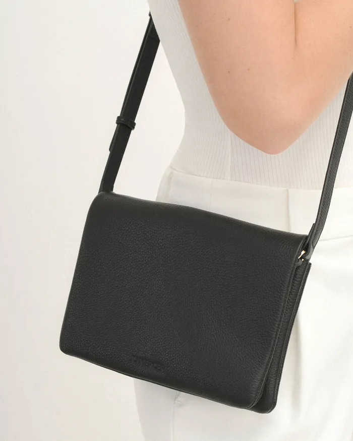 jomercer CROSS BODY BAGS Women Luisa crossbody bag black leather