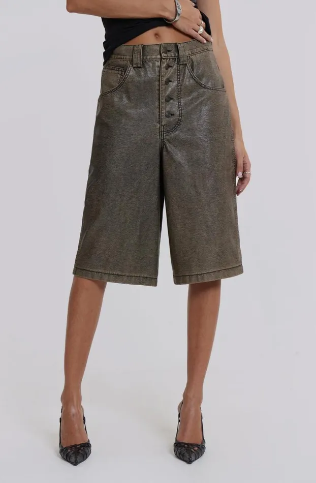 Jorts Women Jaded London Brecken PU Jorts