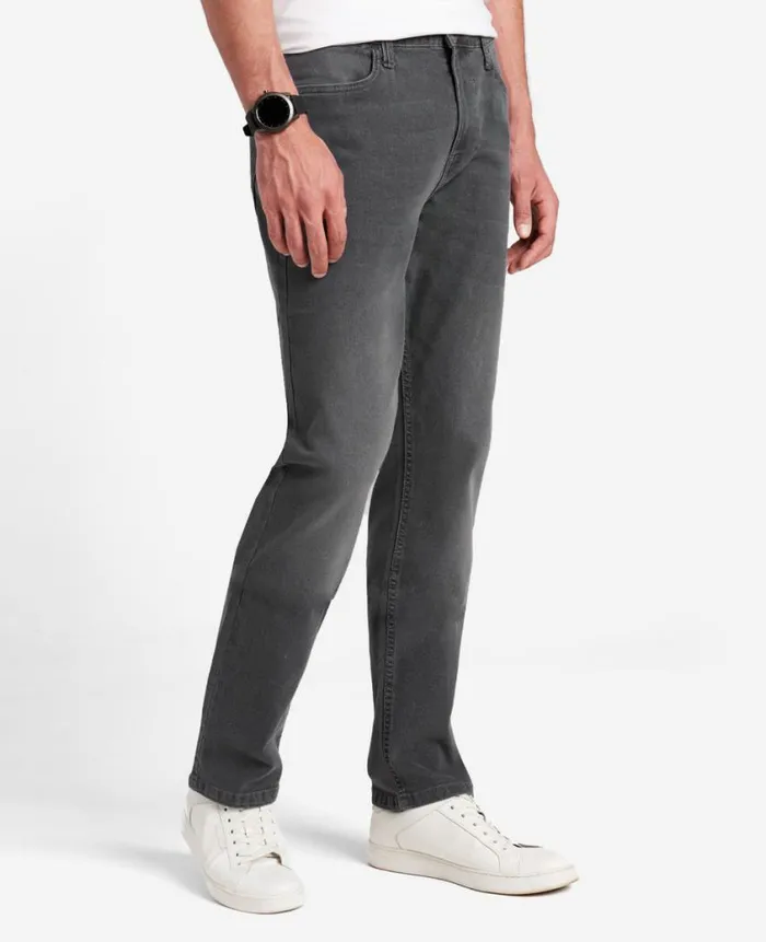 Kenneth Cole Denim Men AthleticFit Recycled Stretch Denim Jeans Grey