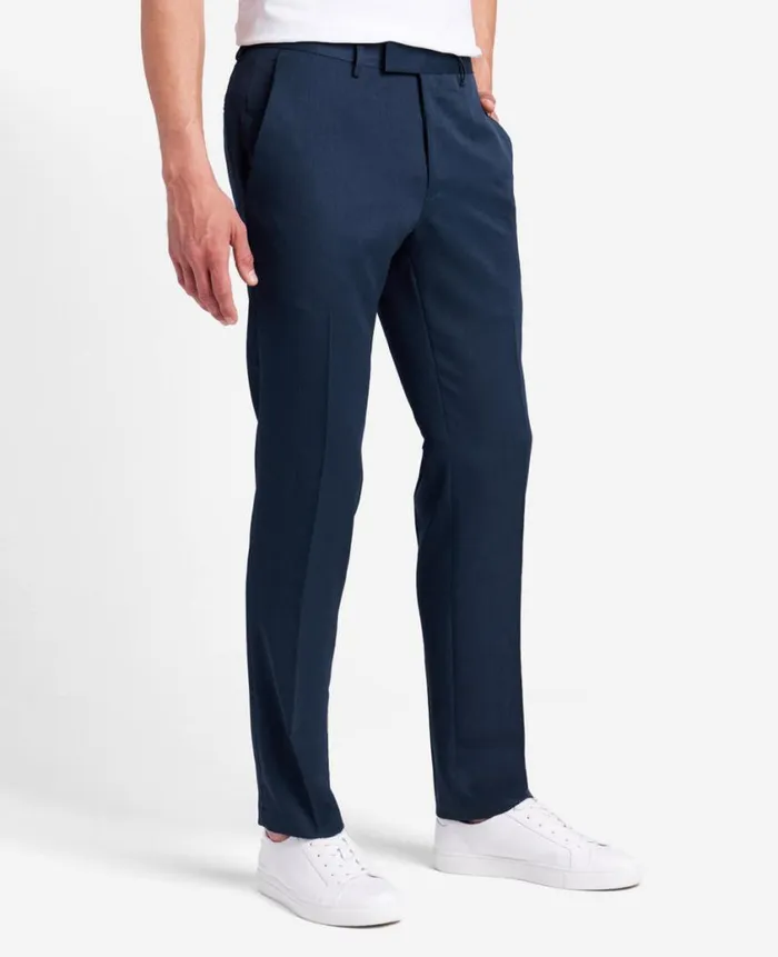 Kenneth Cole Dress Pants Men Urban Heather SlimFit Dress Pant Blue