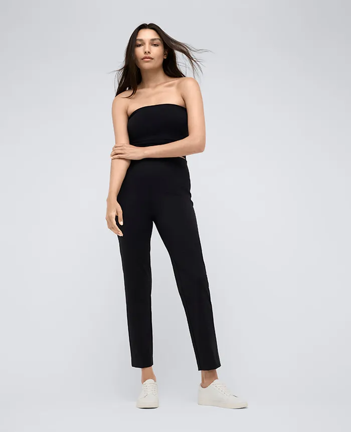 Kenneth Cole Matching Sets Women Athletic Stretch PullOn Slim Ankle Pant Black Kenneth Cole Matching Sets Women Athletic Stretch PullOn Slim Ankle Pant Black