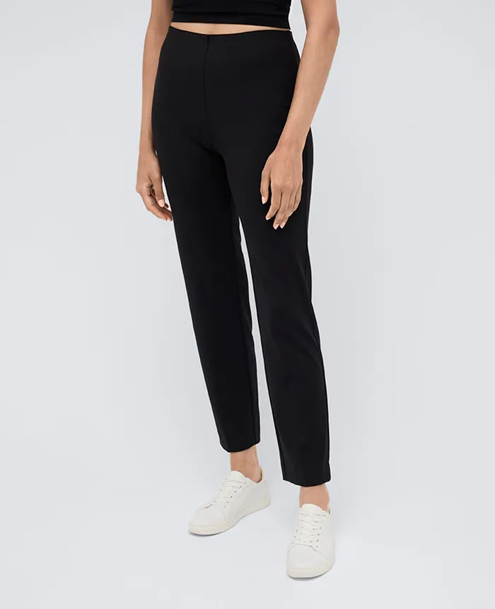 Kenneth Cole Matching Sets Women Athletic Stretch PullOn Slim Ankle Pant Black Kenneth Cole Matching Sets Women Athletic Stretch PullOn Slim Ankle Pant Black