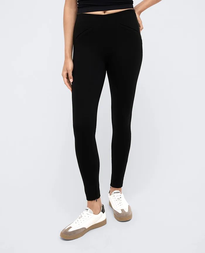 Kenneth Cole Pants and Shorts Women Pull On Welt Pocket Compression Legging Black Kenneth Cole Pants and Shorts Women Pull On Welt Pocket Compression Legging Black