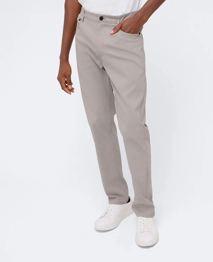 Kenneth Cole Pants Men Original Slim 5Pocket Pant Grey