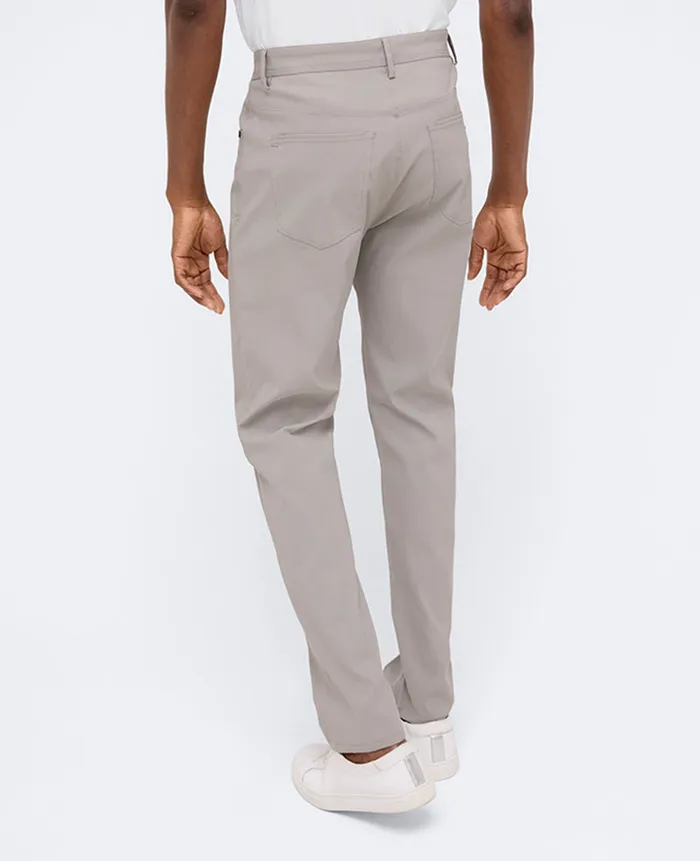 Kenneth Cole Pants Men Original Slim 5Pocket Pant Grey
