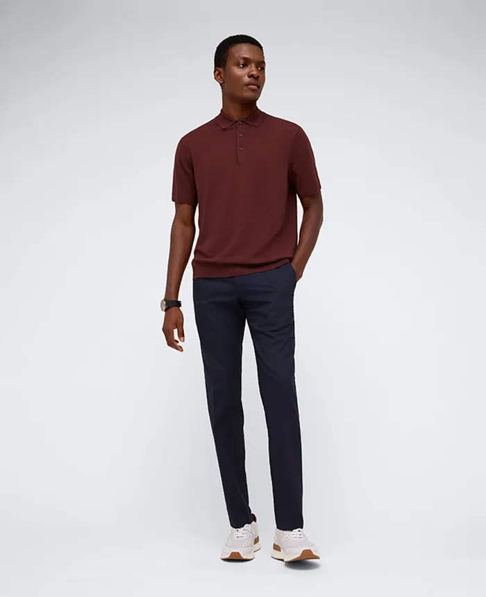 Kenneth Cole Polos and TShirts Men Short Sleeve Polo Sweater Red