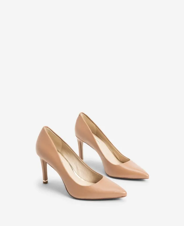 Kenneth Cole Pumps and Heels Women Riley 85 Leather Heel With Rebound Brown