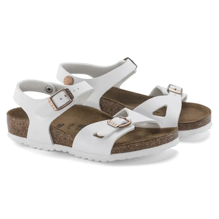 Kids Birkenstock TwoStrap Rio White
