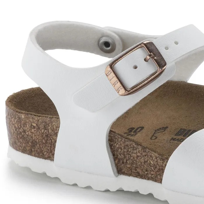 Kids Birkenstock TwoStrap Rio White