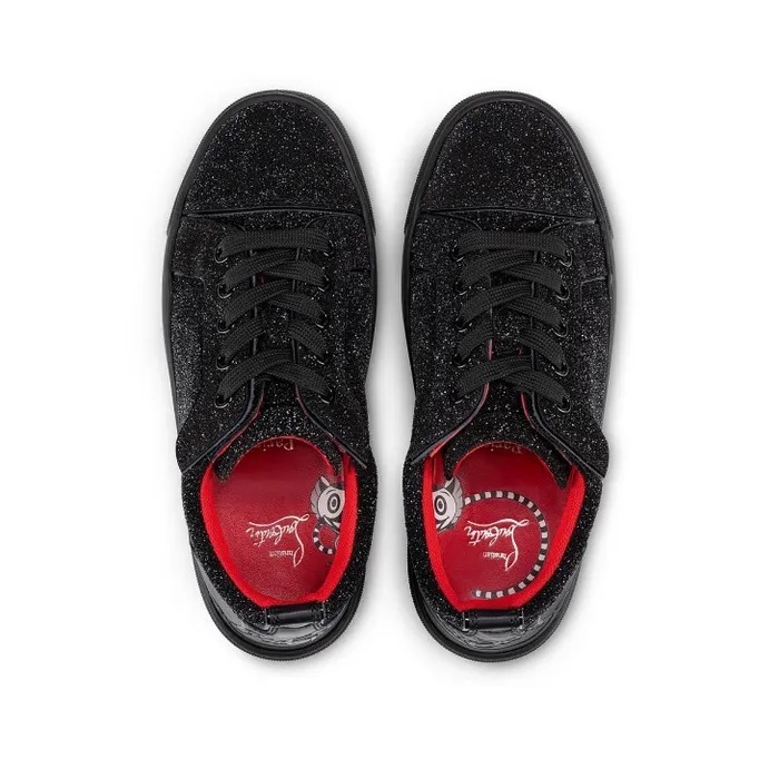 Kids Funnyto Sneakers 8211 Leather Comte 8211 Black Christian Louboutin Sneakers