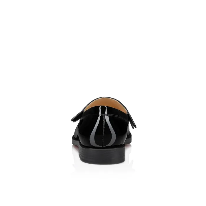 Kids Mini Penny Loafers 8211 Patent Calf Leather And Suede 8211 Black Christian Louboutin Boots and Loafers