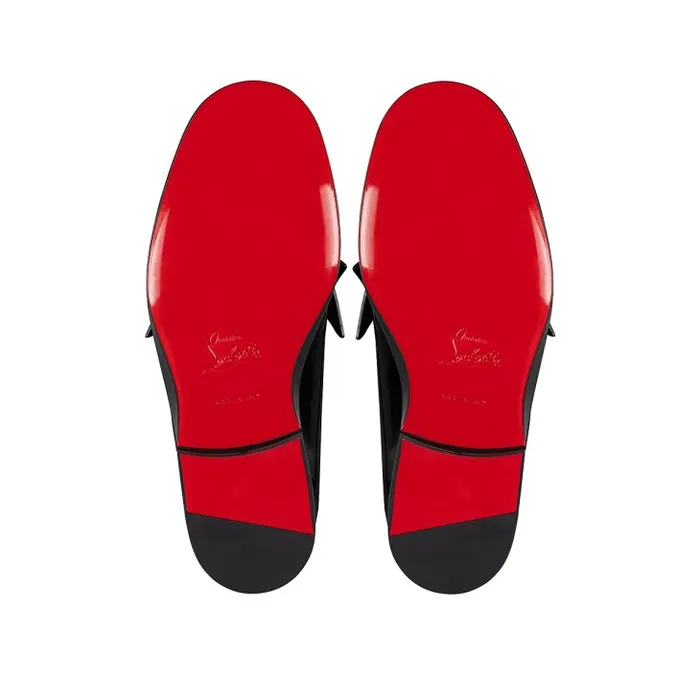 Kids Mini Penny Loafers 8211 Patent Calf Leather And Suede 8211 Black Christian Louboutin Boots and Loafers
