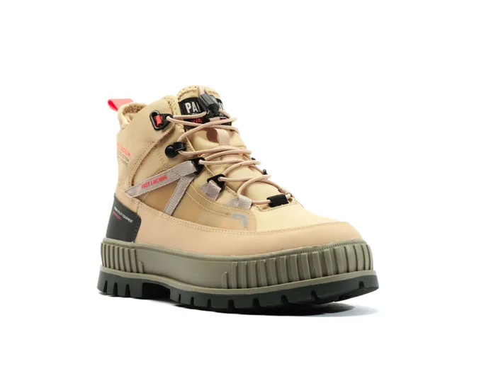 Kids PALLASHOCK TRAVEL WP Desert PALLADIUM Boots Kids PALLASHOCK TRAVEL WP Desert PALLADIUM Boots