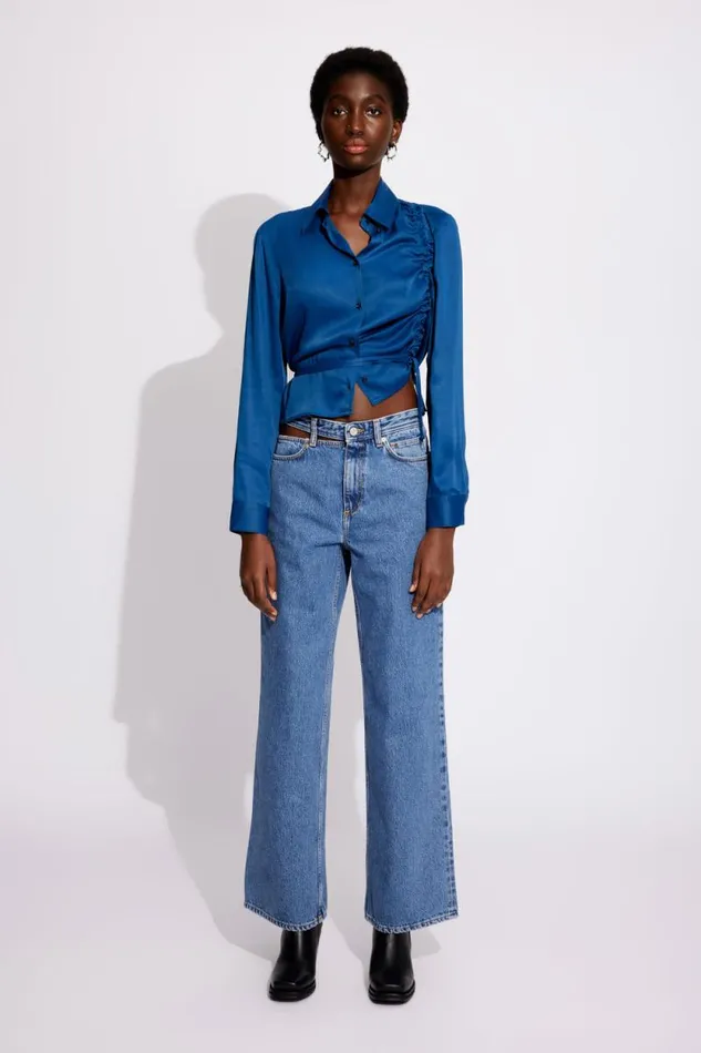 Kiri Cut Out Blue 8211 Cut Out Blue Women Won Hundred Jeans