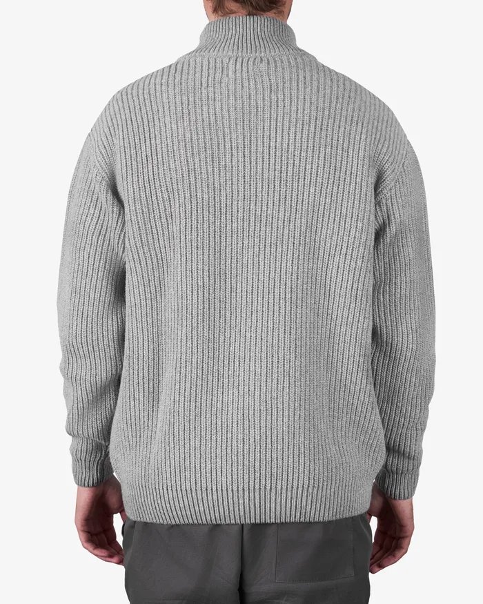 Knit Sweaters Colorfulstandard Men Merino Quarter Zip 8211 Navy Blue