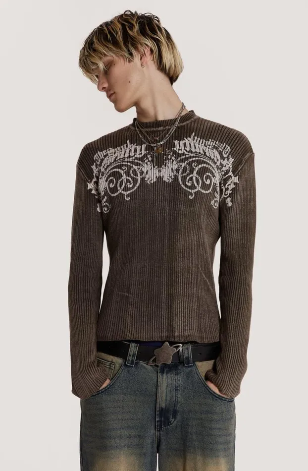 Knitwear Men Jaded London Enzyme Knit
