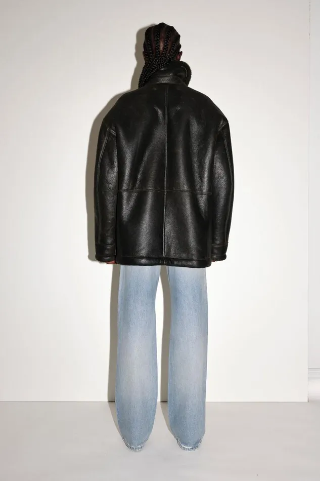 Kyoto Leather 8211 Black WomenMen Won Hundred Coats Jackets and Blazers