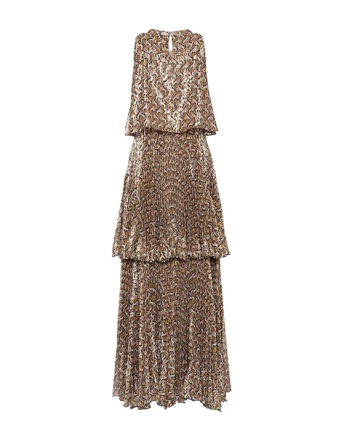 La Doublej Ball Drop Dress Jive Pink In Lurex Fil Coup Women Dresses
