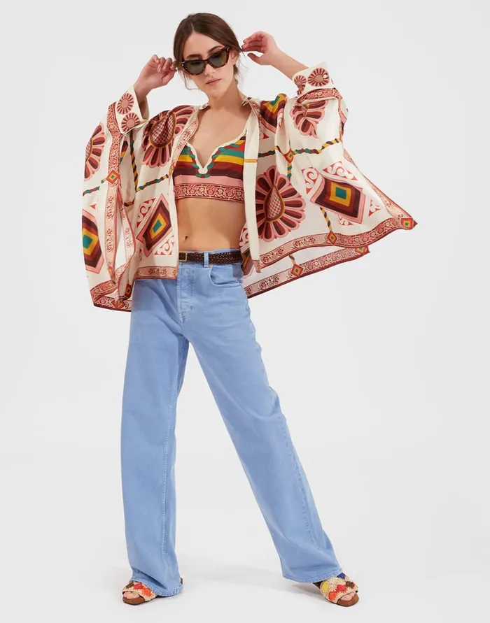 La Doublej Better Than Your Boyfriend Jeans Light Blue In Denim Women Shorts and Pants