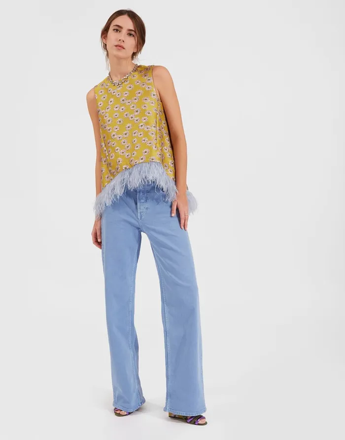 La Doublej Better Than Your Boyfriend Jeans Light Blue In Denim Women Shorts and Pants