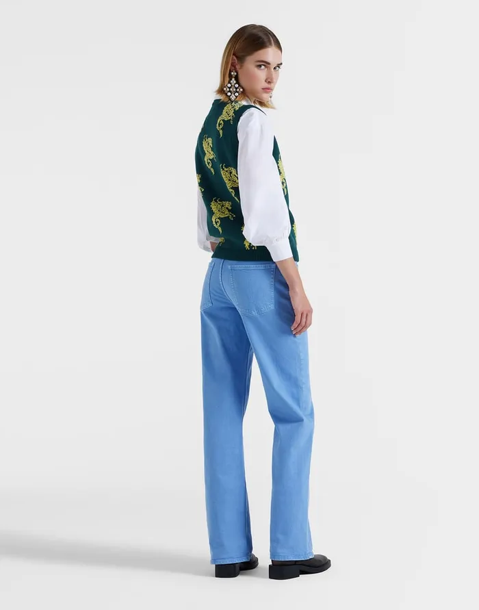 La Doublej Better Than Your Boyfriend Jeans Light Blue In Denim Women Shorts and Pants