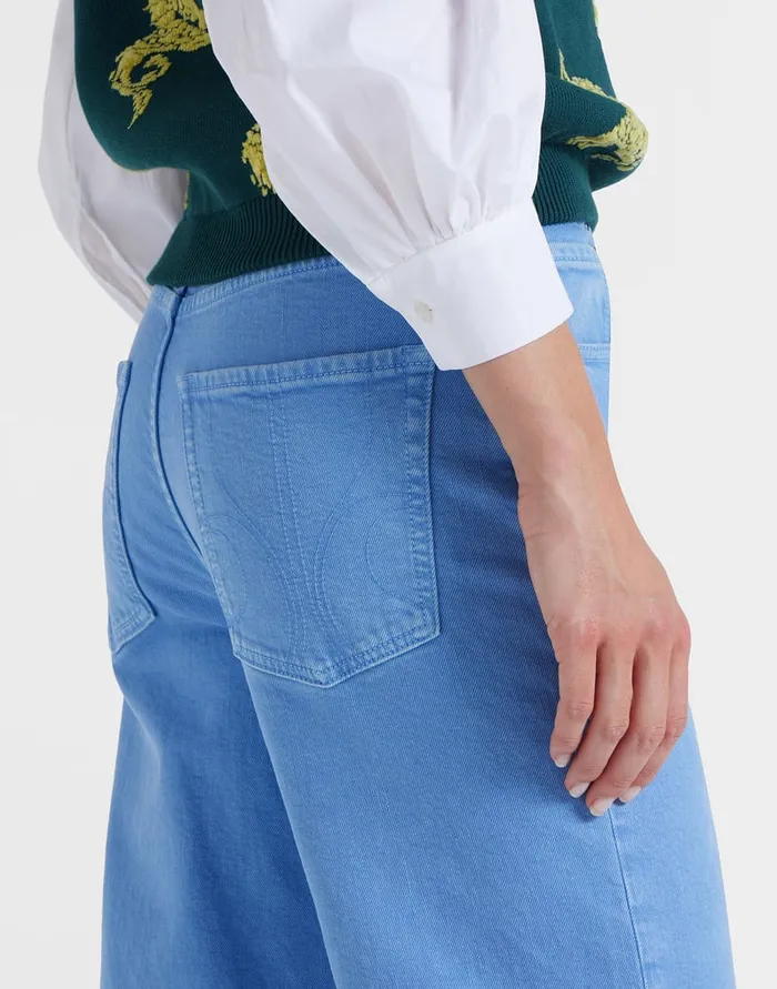 La Doublej Better Than Your Boyfriend Jeans Light Blue In Denim Women Shorts and Pants