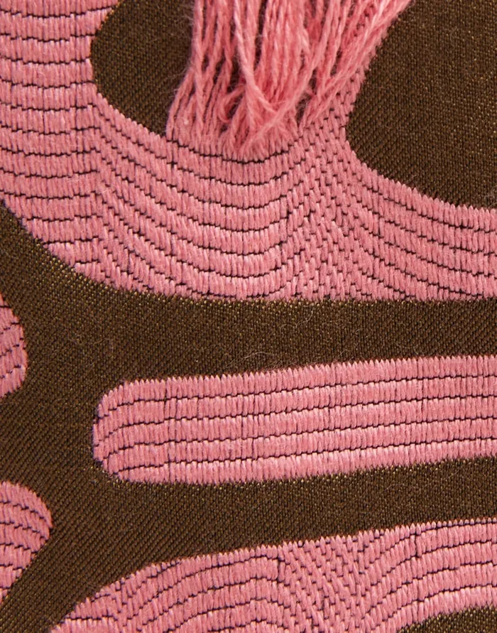 La Doublej Bucket Hat Grove KakiPink In Jacquard Women Hats