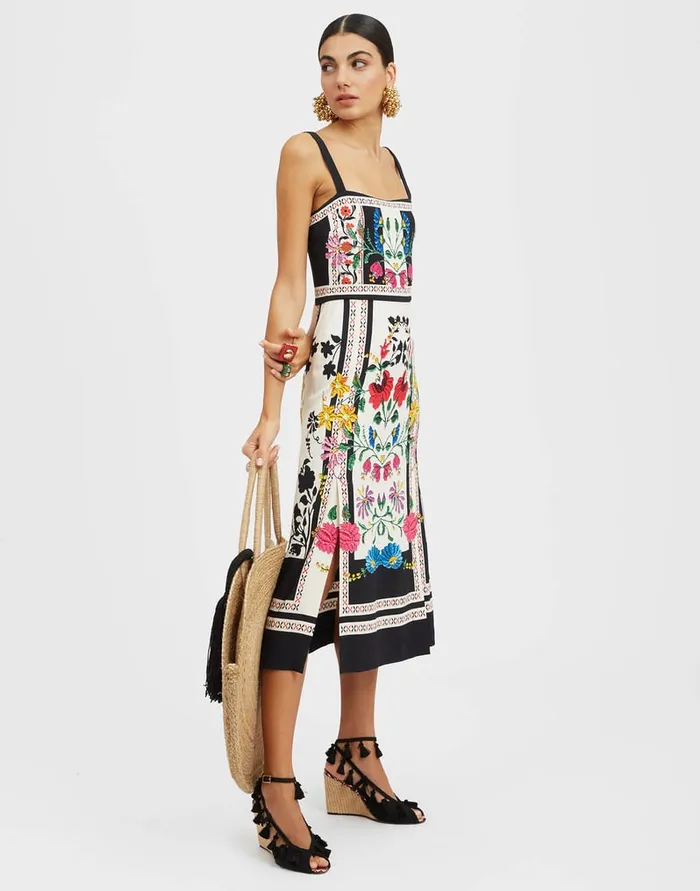 La Doublej Buy Me A Martini Dress Plaza Place Ivory In Envers Satin Women Dresses