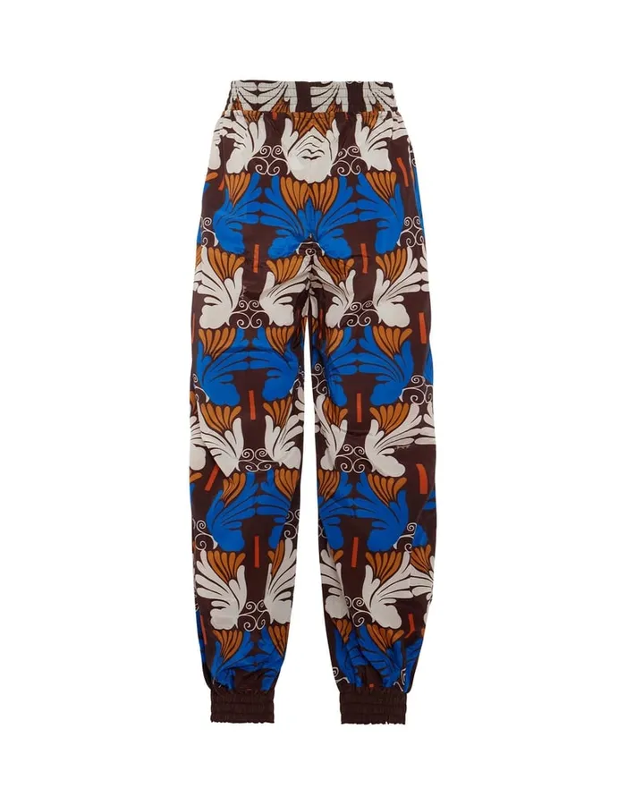 La Doublej Court Pants Ali Chocolate In Nylon Women Loungewear
