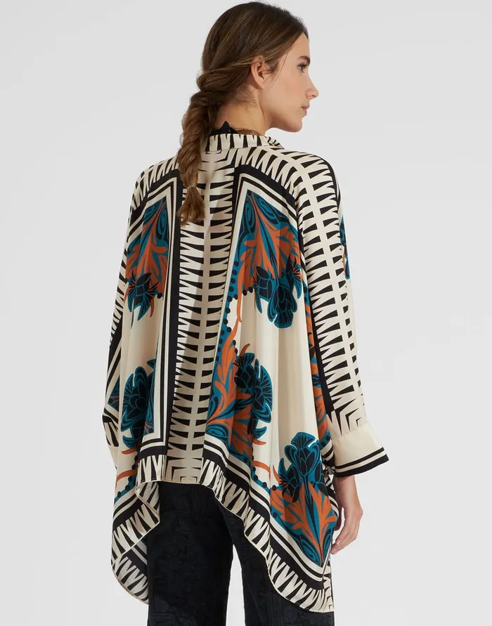 La Doublej Foulard Shirt Florence Place In Silk Twill Women Shirts and Tops
