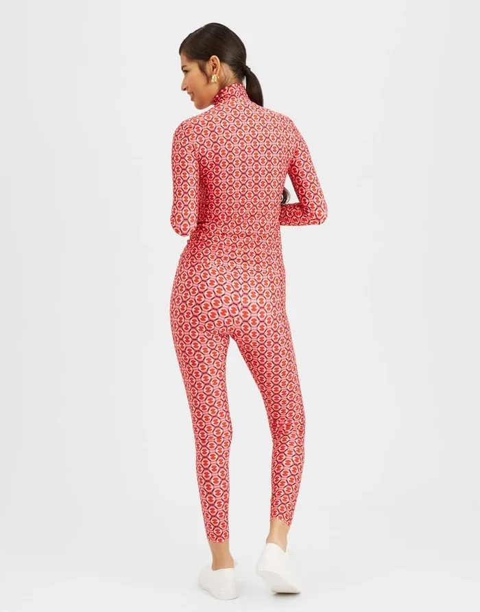La Doublej Leggings Sugar Rush Red In Skinny Jersey Women Shorts and Pants
