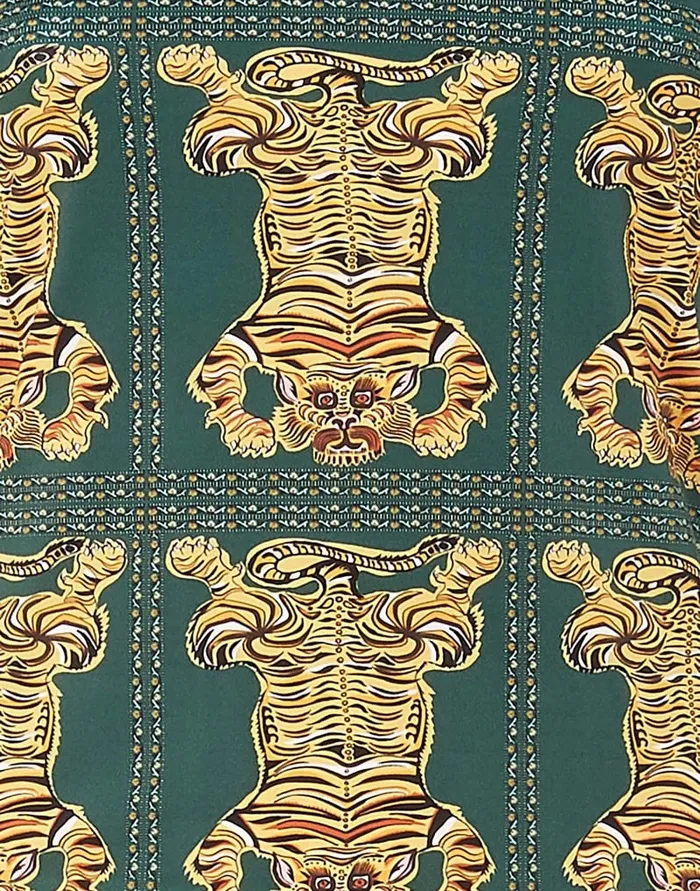 La Doublej Leggings Tiger Tiles In Skinny Jersey Women Loungewear