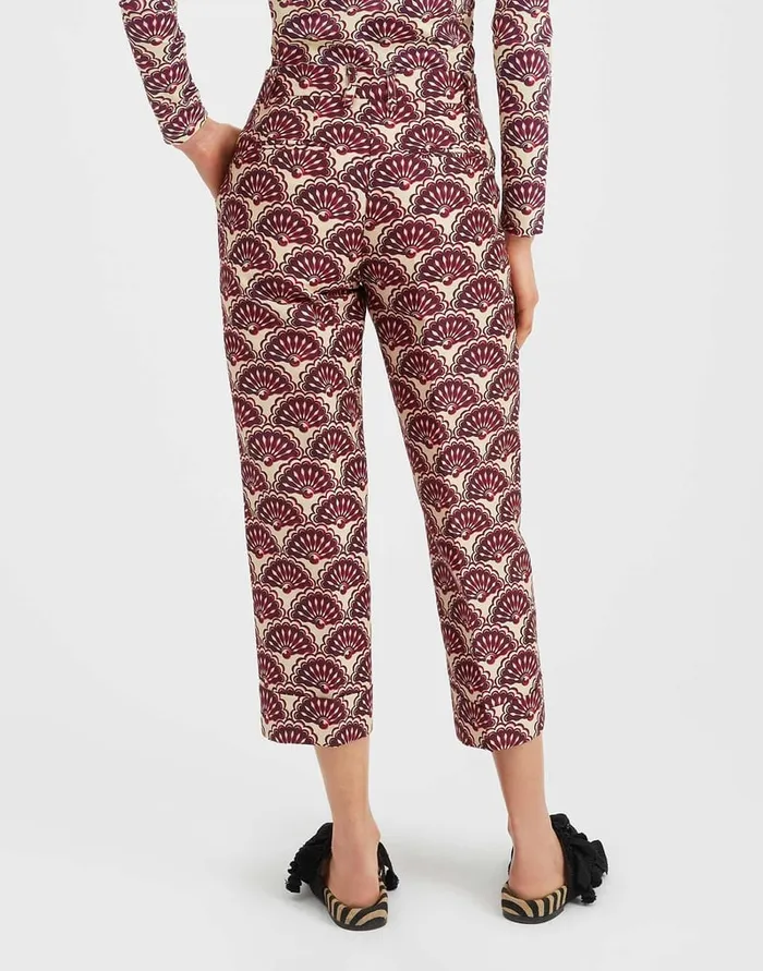 La Doublej Pinocchio Pants Fans Purple In Cady Wool Women Shorts and Pants