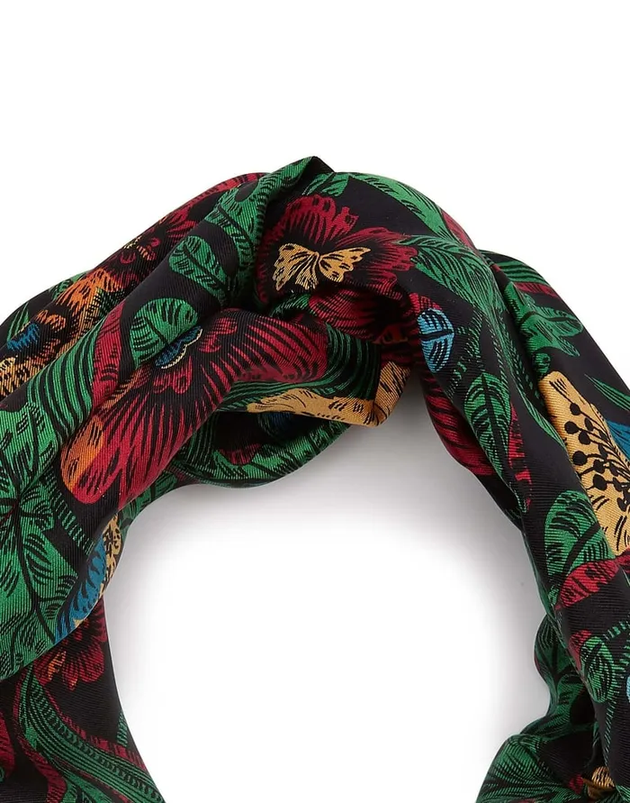 La Doublej Pinup Headband Night Garden In Twill Women Hair Accessories