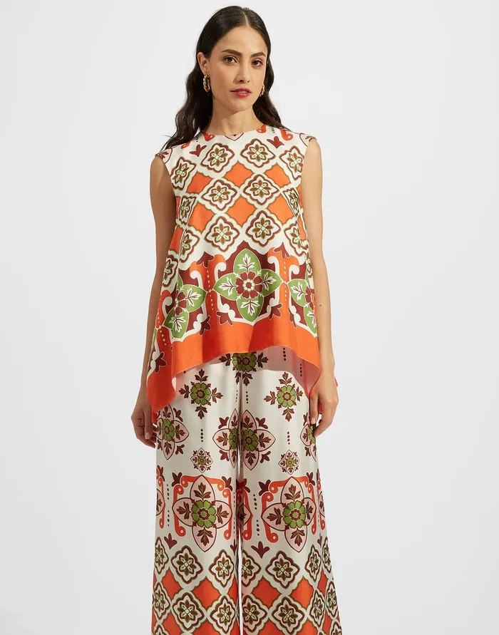 La Doublej San Carlo Top Partenope Place In Twill Silk Women Shirts and Tops