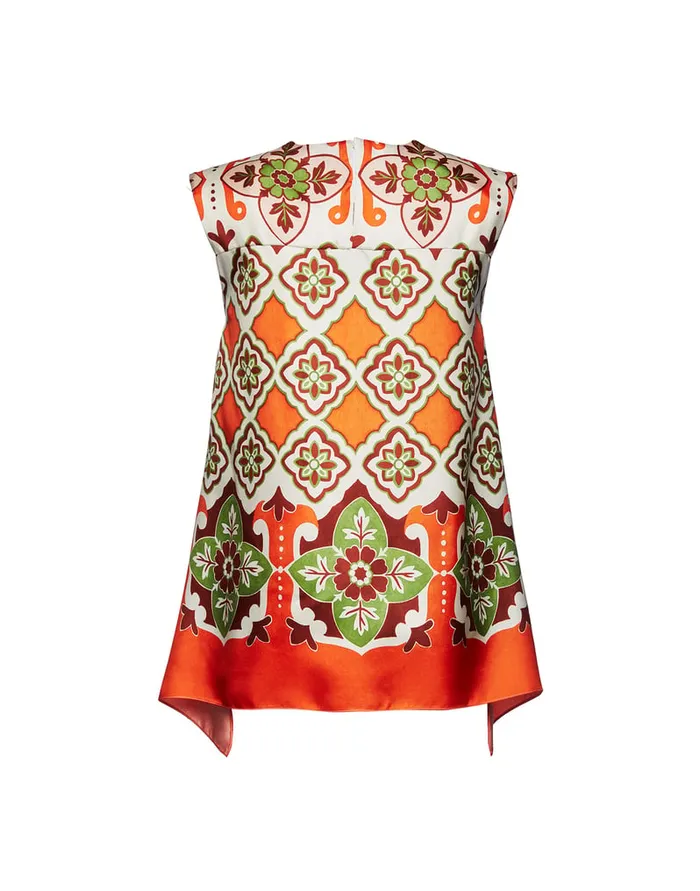 La Doublej San Carlo Top Partenope Place In Twill Silk Women Shirts and Tops