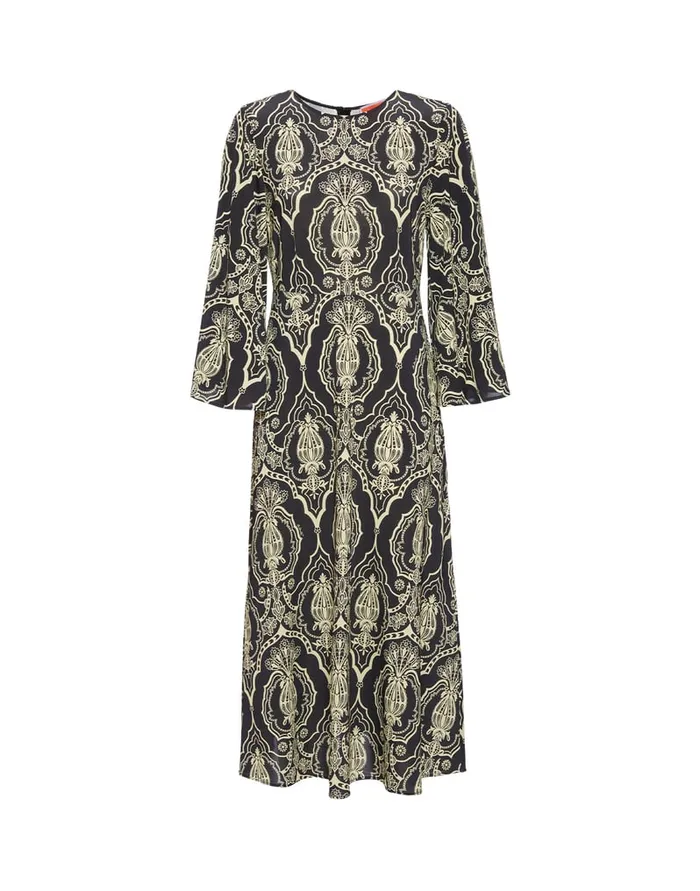La Doublej Sorella Dress Banquet Black In Flowy Jersey Women Dresses