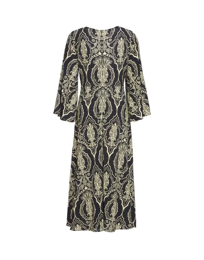 La Doublej Sorella Dress Banquet Black In Flowy Jersey Women Dresses