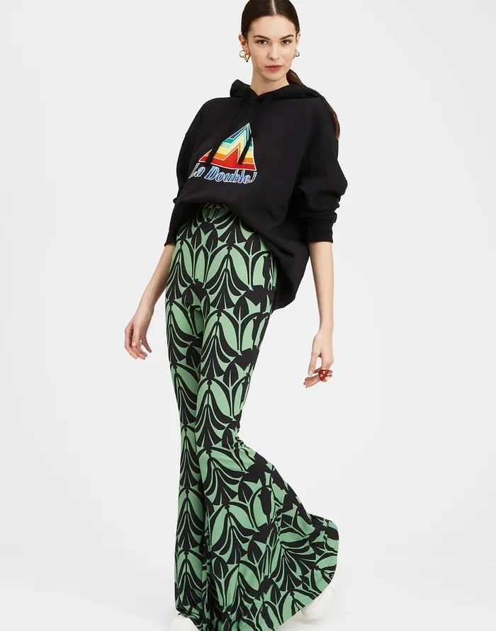 La Doublej Superflare Pant Papyrus In Flowy Jersey Women Shorts and Pants