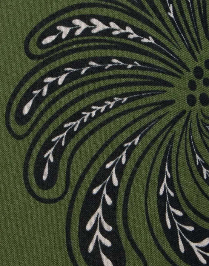 La Doublej Viviana Dress Mirage Place Green In Cotton Muslin Women Dresses