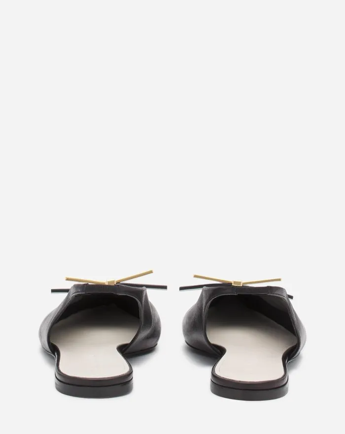 Lanvin Bow Leather Slingback Black Women Lanvin Loafers Lanvin Bow Leather Slingback Black Women Lanvin Loafers