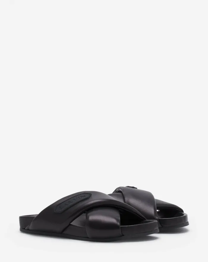 Lanvin Tinkle Sandals In Leather Black Women Lanvin Sandals and Mules Lanvin Tinkle Sandals In Leather Black Women Lanvin Sandals and Mules