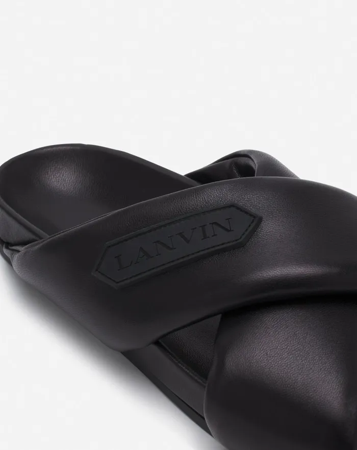 Lanvin Tinkle Sandals In Leather Black Women Lanvin Sandals and Mules Lanvin Tinkle Sandals In Leather Black Women Lanvin Sandals and Mules