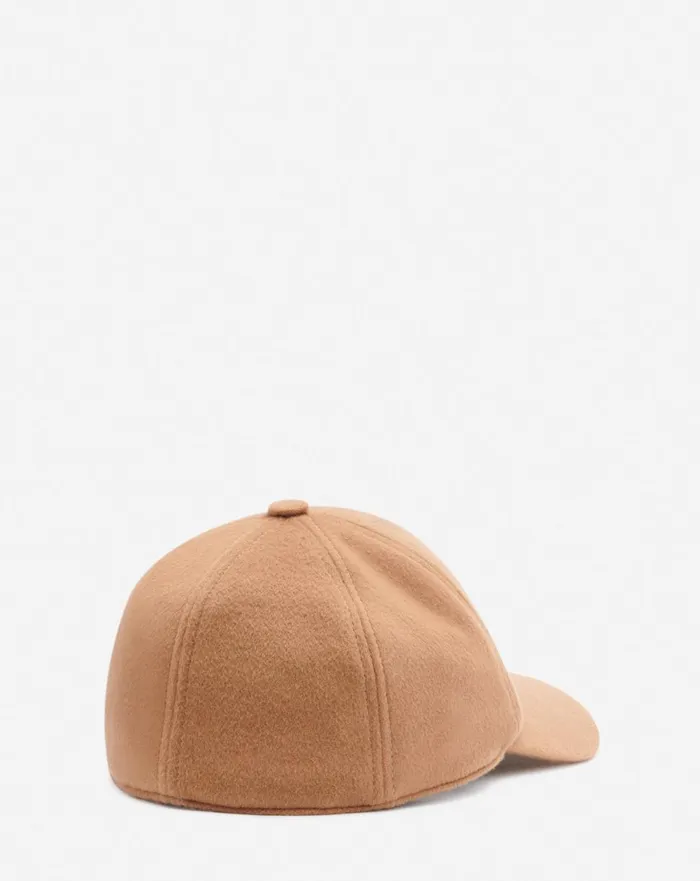 Lanvin Wool Cap Tan Men Lanvin Hats