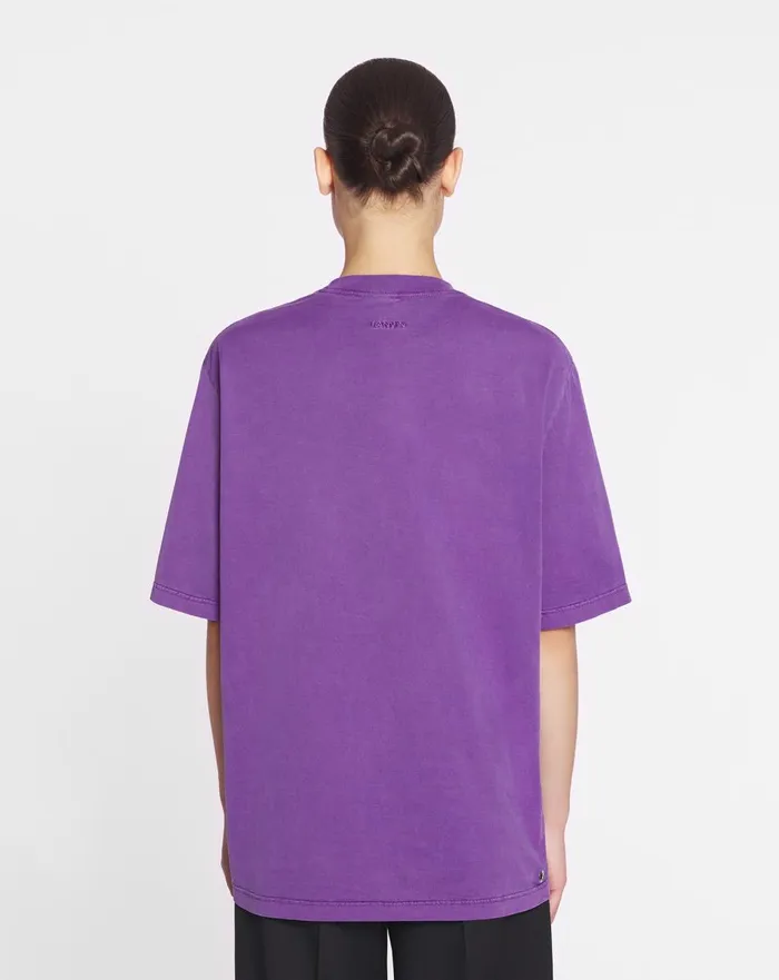 Lanvin X Future Classic Eagle Print Tshirt Purple Reign Men Lanvin Tshirts and Polos Lanvin X Future Classic Eagle Print Tshirt Purple Reign Men Lanvin Tshirts and Polos