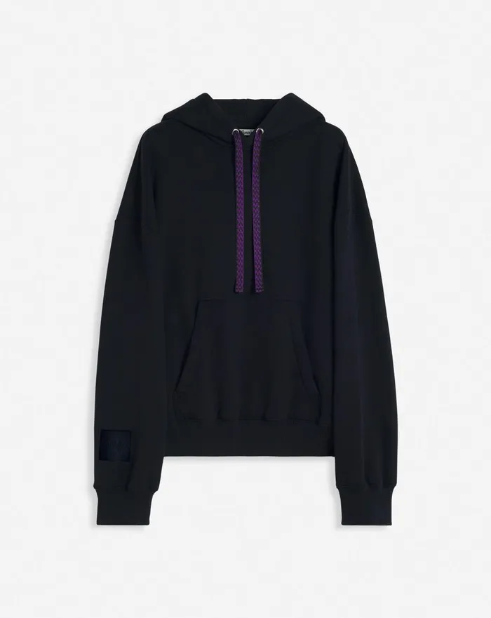 Lanvin X Future Unisex Oversized Curb Laces Black Women Lanvin TShirts and Sweatshirts