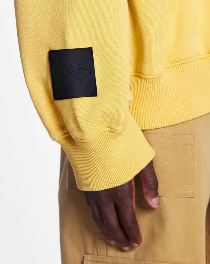 Lanvin X Future Unisex Oversized Curb Laces Corn Women Lanvin TShirts and Sweatshirts