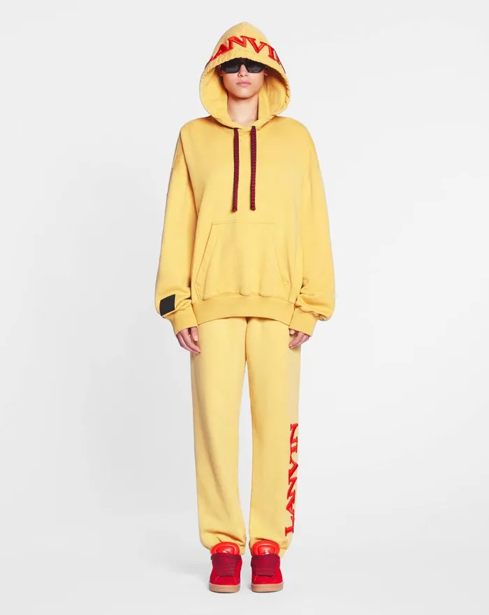 Lanvin X Future Unisex Oversized Curb Laces Corn Women Lanvin TShirts and Sweatshirts