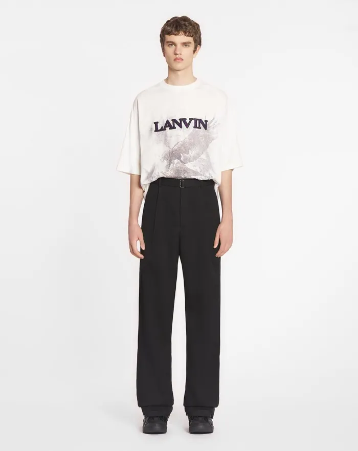 Lanvin X Future Unisex Wideleg Pants Black Men Lanvin Pants and Shorts Lanvin X Future Unisex Wideleg Pants Black Men Lanvin Pants and Shorts